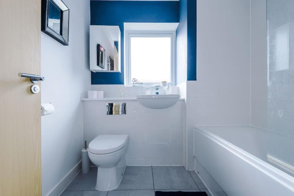 Modern Townhouse Near Coop Live Etihad Villa Manchester Buitenkant foto